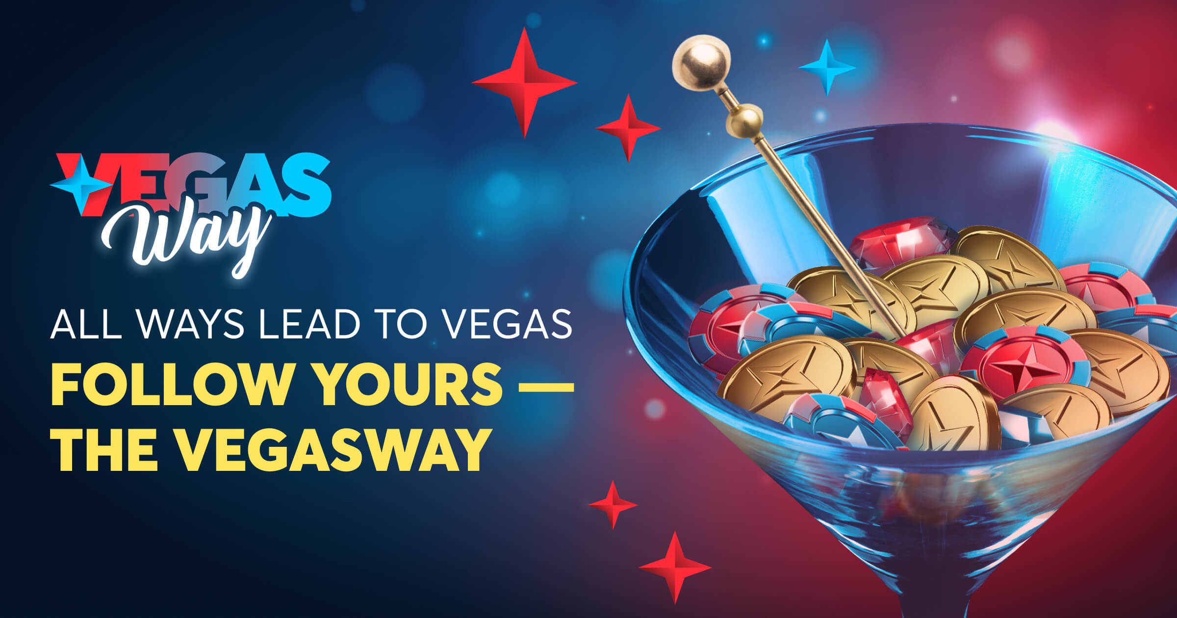 The picture vegasway.com shows when its homepage is shared